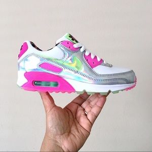 pink glitter nike shoes